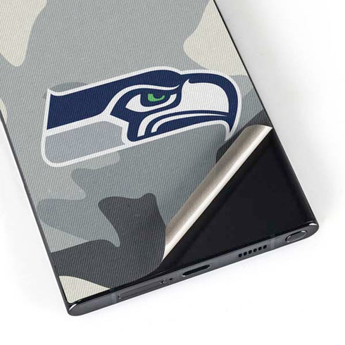 NFL Seattle Seahawks Camo Galaxy S25 Ultra Skin